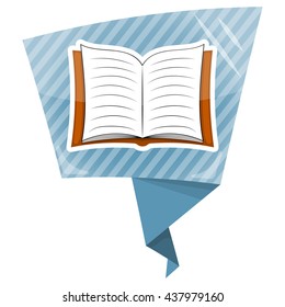 Book vector colorful icon