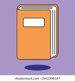 Book,  Book Vector Design, Education Element , Cute Reading Book Clipart , Colorful Academic Illustration