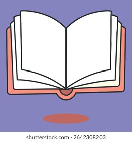Book,  Book Vector Design, Education Element , Cute Reading Book Clipart , Colorful Academic Illustration