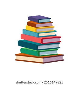 Ilustração de projeto de vetor de livro para educação