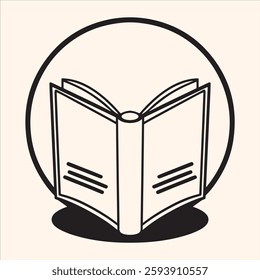 Book vector file logo icon