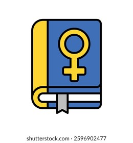 Book  vector filled outline icon. EPS 10 file