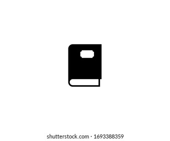 Book vector flat icon. Isolated book cover illustration 