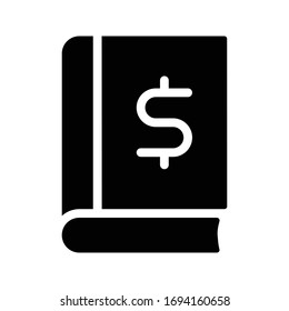 book vector glyph color icon 
