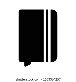 book Vector Glyph flat icon
