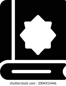 icono plano de glifo vector de libro
