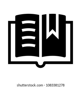 book vector glyphs icon
