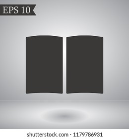 book vector icon 10 eps