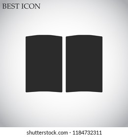 book vector icon 10 eps