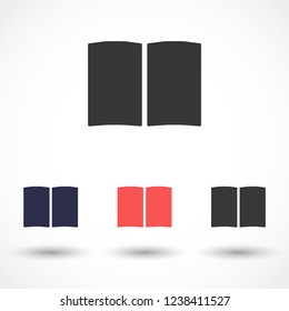 book vector icon 10 eps