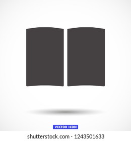 book vector icon 10 eps