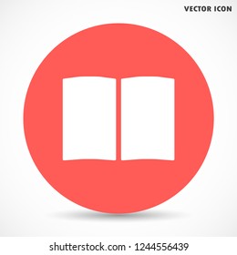 book vector icon 10 eps