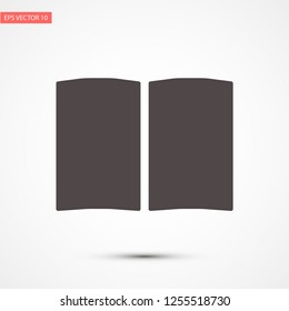 book vector icon 10 eps
