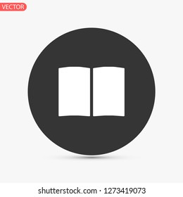 book vector icon 10 eps