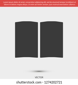 book vector icon 10 eps