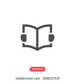 Book vector icon