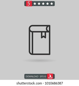 book vector icon