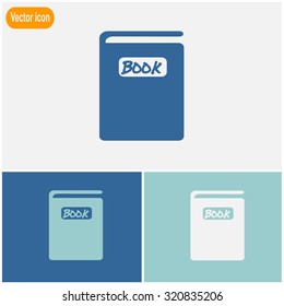 Book vector icon.