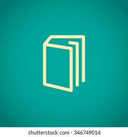 book vector icon