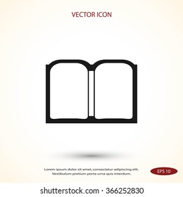 Book vector icon