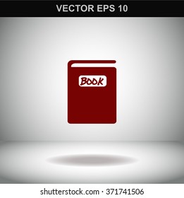 Book vector icon.