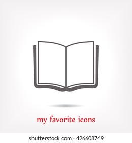 book vector icon