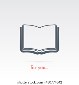 book vector icon