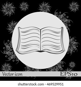 Book vector icon