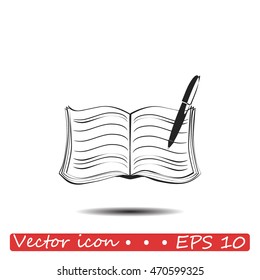 Book vector icon