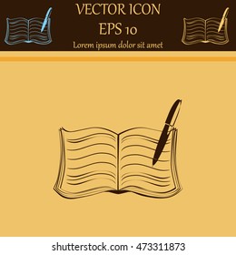 Book vector icon