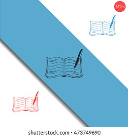 Book vector icon
