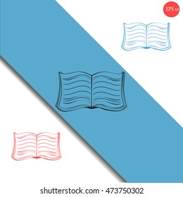 Book vector icon