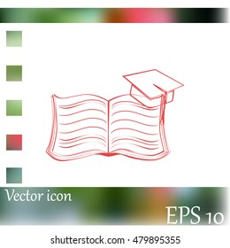 Book vector icon