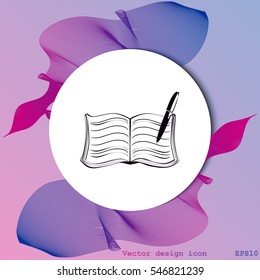 Book vector icon