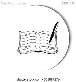 Book vector icon