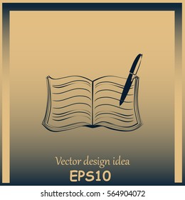 Book vector icon