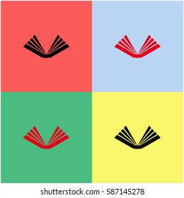 Book vector  icon.