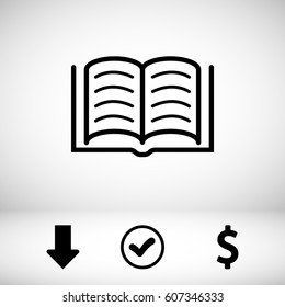 Book vector icon