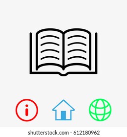 Book vector icon