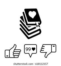 Book vector icon