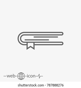 book vector icon