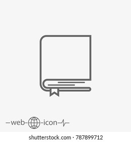 book vector icon
