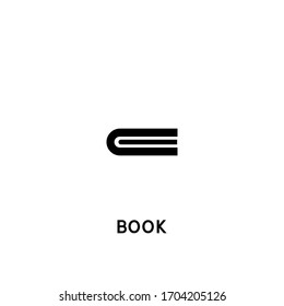 icono del vector del libro. cartel en blanco. icono de libro para web y aplicación