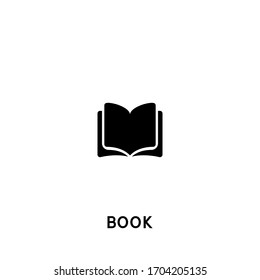 book vector icon. book black sign on white background. book icon for web and app