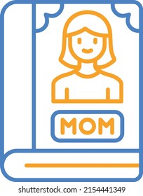 Icono del vector del libro. Se puede usar para imprimir, móviles y aplicaciones web.