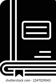 Book vector icon. Can be used for printing, mobile and web applications.