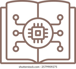 Book vector icon. Can be used for printing, mobile and web applications.