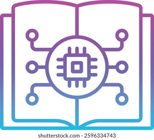 Book vector icon. Can be used for printing, mobile and web applications.