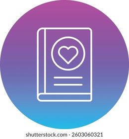 Book vector icon. Can be used for printing, mobile and web applications.