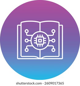 Book vector icon. Can be used for printing, mobile and web applications.